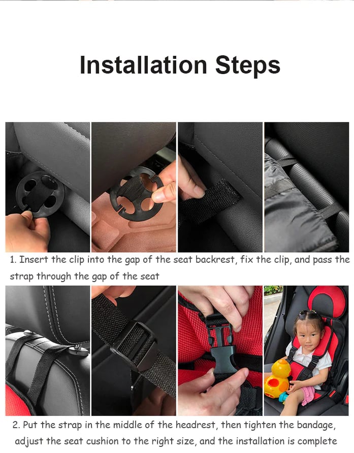 Bezpečné a pohodlné cestovanie s vašim dieťaťom - prenosná autosedačka pre batoľatá. Na dobierku! 👶