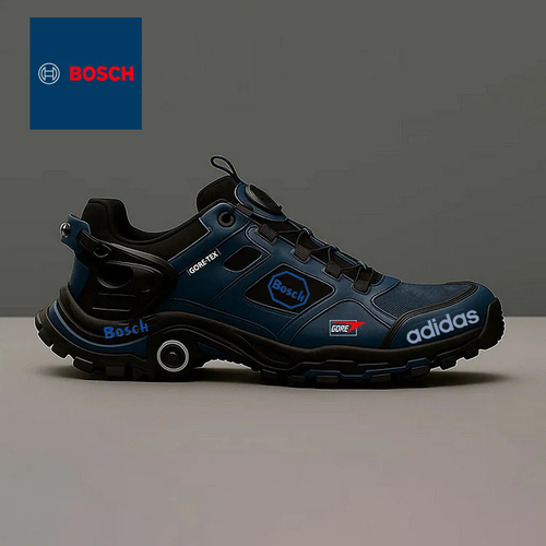 @bosh a adidas spolupracujú na vývoji nepremokavej a protišmykovej turistickej obuvi pre mužov.