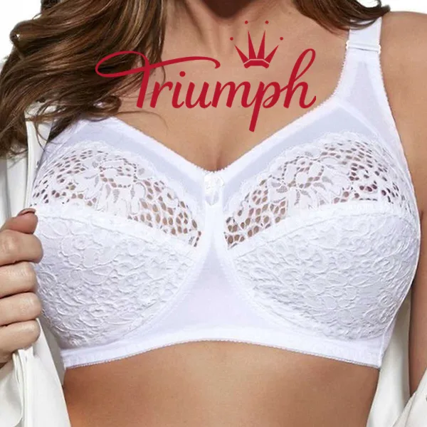 Triumph® – Balenie 4 kusov 💖50% zľava ✨Nová dámska podprsenka s výšivkou pre väčšie veľkosti 2026