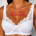 Triumph®👑💝Pohodlná čipkovaná podprsenka s kvetinovou výšivkou vo veľkých veľkostiach [75A-120F]