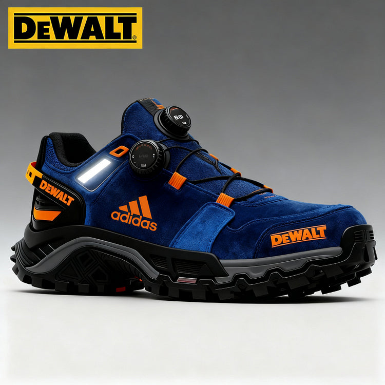 Nepremokavé a priedušné pánske pracovné a turistické topánky od značiek Adidas® a DEWALT sú ideálne na prácu aj outdoorové aktivity.