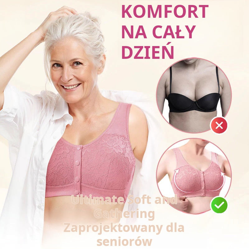 Kúpte 1, získajte 1 zadarmo💞Ľahká podprsenka bez kostíc s predným zapínaním