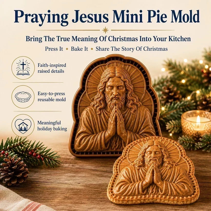 ✝️ Sada mini formičiek na vianočné pečivo s motívmi viery a betlehemu | Formičky na opakované použitie🥧✨