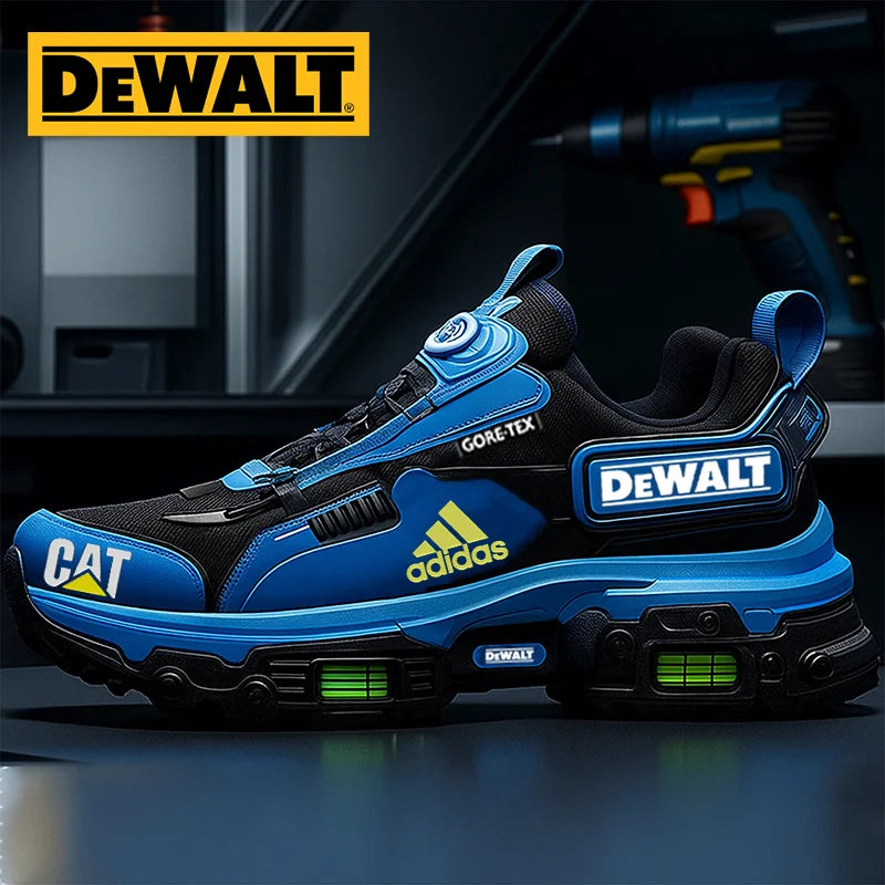 Spoločnosti DEWALT® a CAT spolupracujú s adidasom na vytvorení limitovanej edície pánskych pracovných a outdoorových topánok.