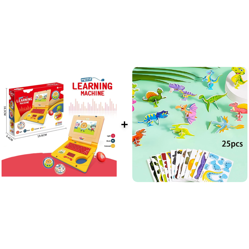 💻 Zľava 50 %! 🧸 Interaktívna hračka v podobe notebooku – so svetlami, zvukmi a vzdelávacími hrami – podporuje kreativitu a motorické zručnosti prostredníctvom hry 🎵