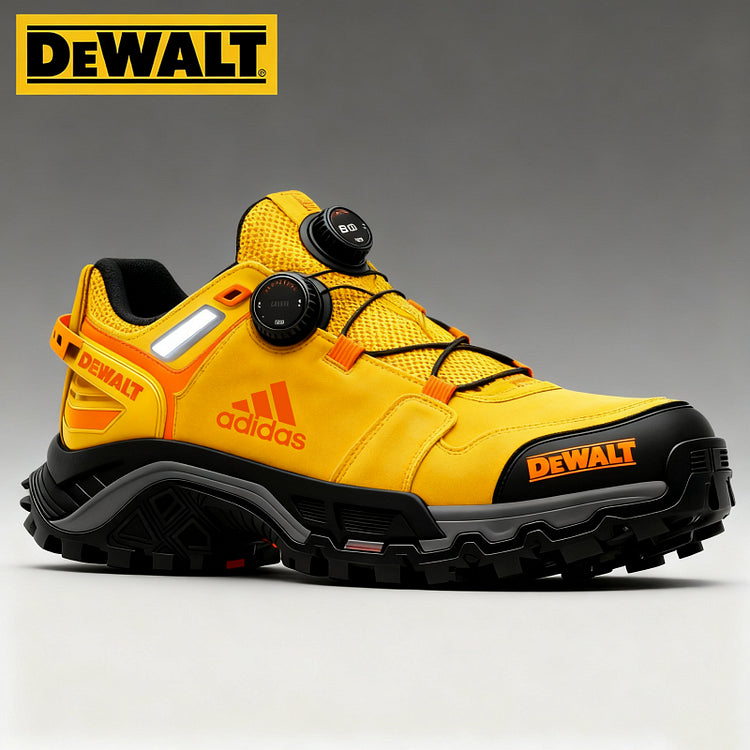 Nepremokavé a priedušné pánske pracovné a turistické topánky od značiek Adidas® a DEWALT sú ideálne na prácu aj outdoorové aktivity.
