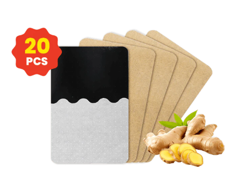 【🎁📿Náhrdelník s ružou zdarma🎁】🔥 Moxibustion Ginger náplasť na zmiernenie bolesti Prírodná medicína Zmierňuje bolesť krku, ramien, kĺbov a kolien