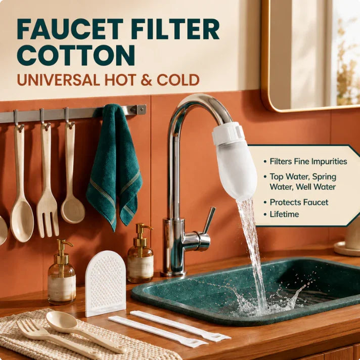 🚰 Filter na vodu z kohútika do kuchynskej batérie na odstránenie usadenín a hrdze 🍃