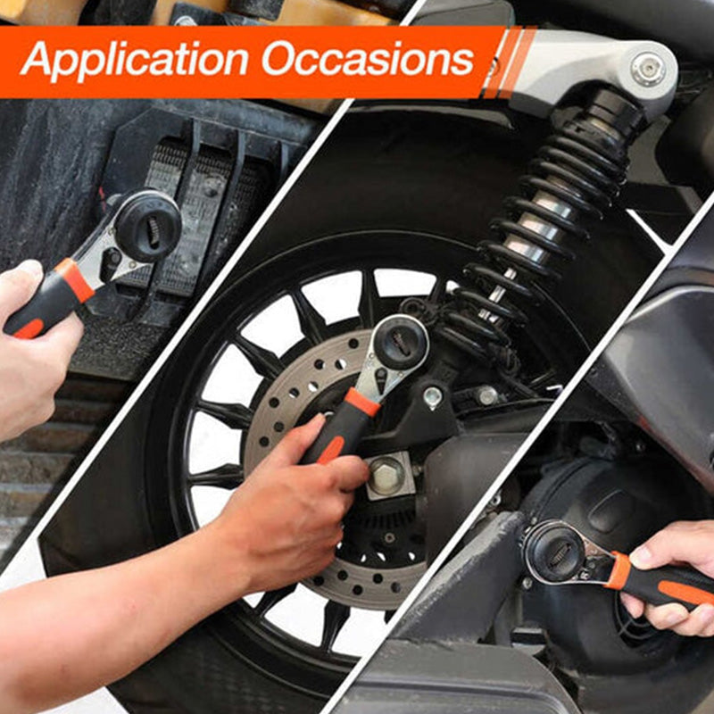 🔧Sada nastaviteľných kľúčov s račňovým mechanizmom pre skrutky s priemerom 6–22 mm