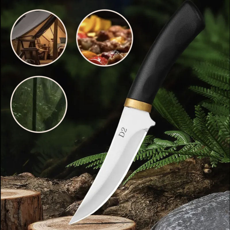 【🎁📿Ružový náhrdelník zadarmo🎁】🔥Viacúčelový outdoorový prenosný nôž na ovocie s puzdrom