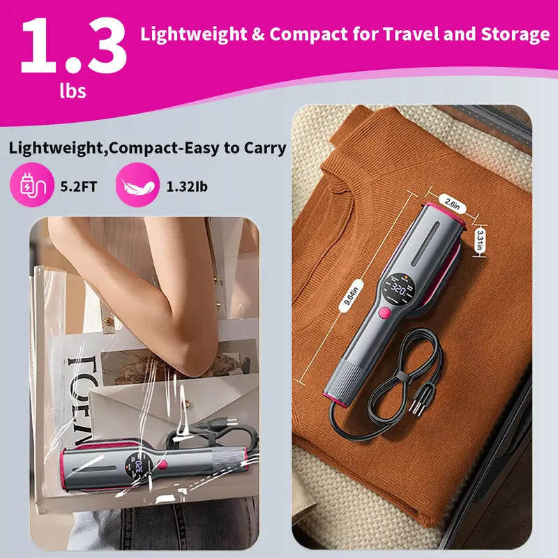 📢💥OBMEDZENÉ PONUKY 50% ZĽAVA💖🎁Kompaktný naparovač odevov SteamPro™ s ergonomickou otočnou rukoväťou