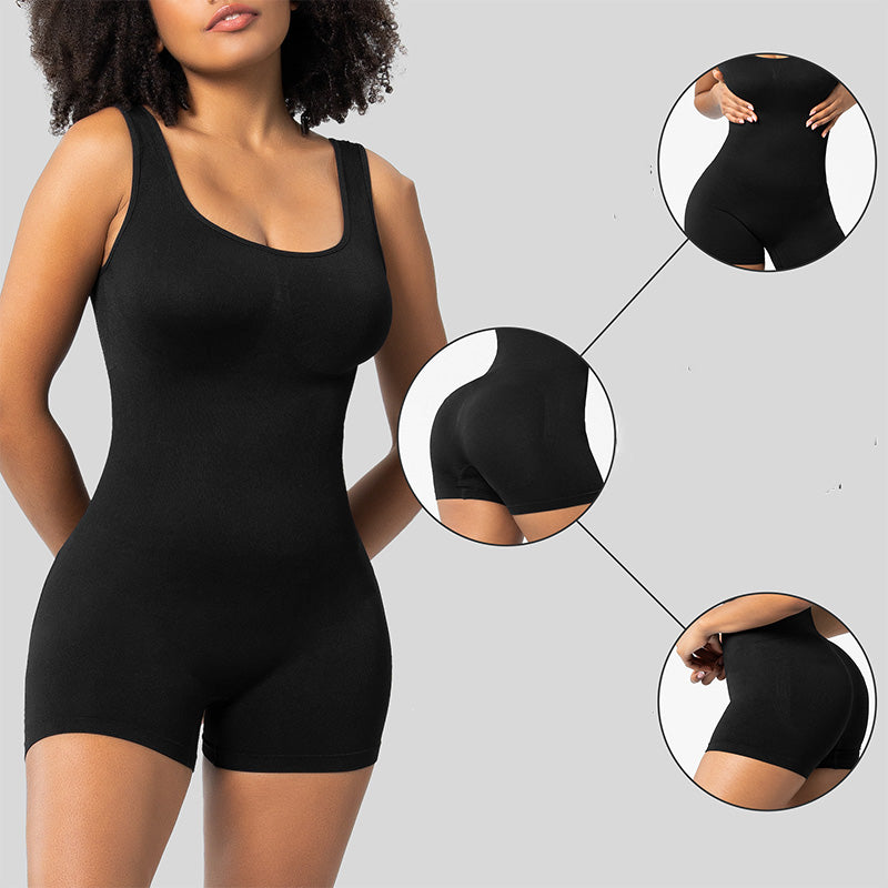 【🎁📿Ružový náhrdelník zadarmo🎁】💞 Tummy Tuck & Butt Lift – bezšvové tvarovacie prádlo z jedného kusu