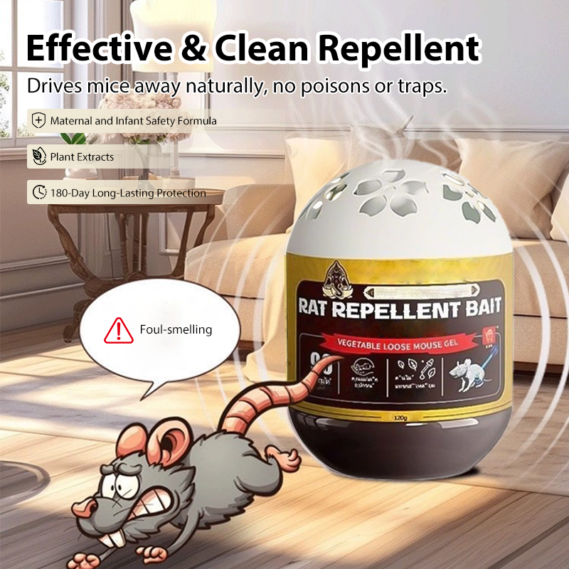 Netoxická pasta odpudzujúca hlodavce 🐭🚫