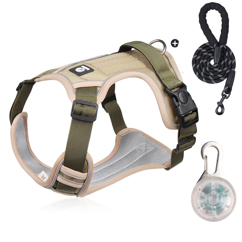 📢📢 ZĽAVA 50% !! ⏰Vodítko a obojok LED pre psov, postroj bez ťahania