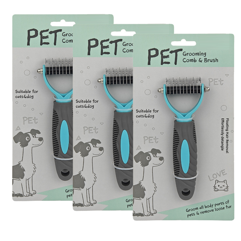 😎2+1 ZADARMO ✨Obojstranný hrebeň pre starostlivosť o psy a mačky! 🐾