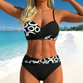 🌺👙 Dvojdielne bikiny s potlačou a spevňujúcim efektom