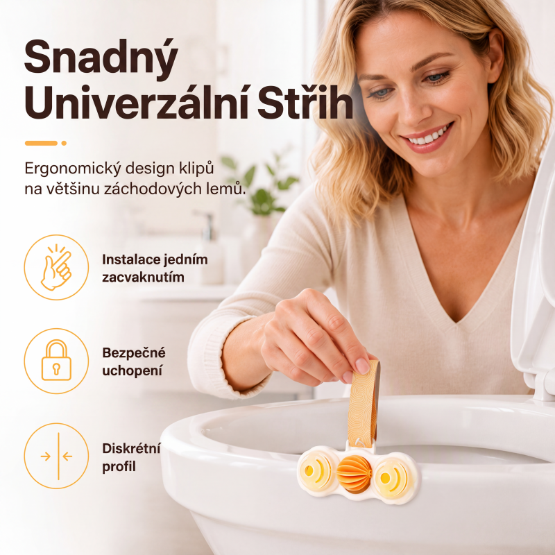 🌸 Voňavá toaletná spona Neustála eliminácia zápachu – Rozlúčte sa s nepríjemným zápachom