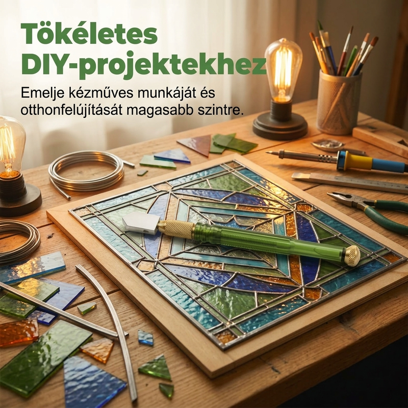 🛠️Profesionálna diamantová rezačka – s valčekmi z tvrdenej zliatiny, ktoré umožňujú presné rezanie ako skla, tak dlaždíc.